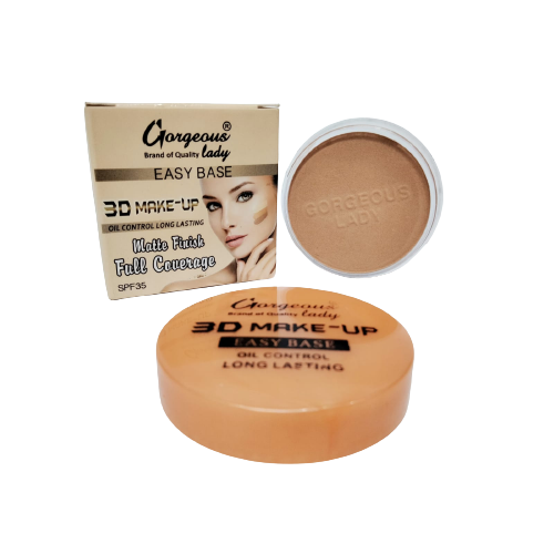 Gorgeous Lady 3D Makeup Easy Base