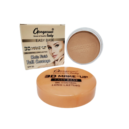 Gorgeous Lady 3D Makeup Easy Base